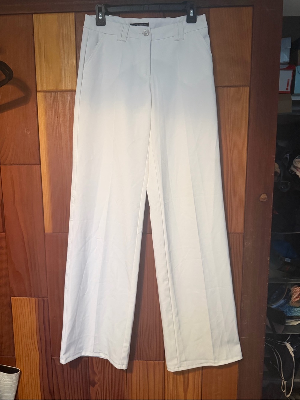 Versace Jeans couture Collection White Wide-Leg Trousers size 26